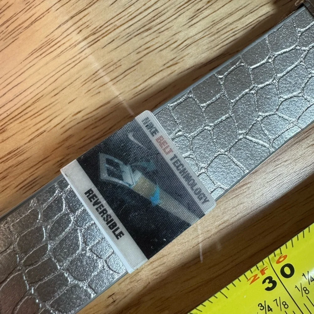 Nike Silver Reversible Belt XS